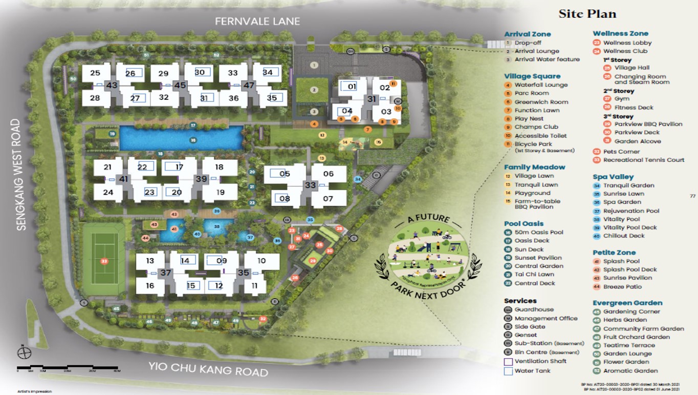 Parc Greenwich Site Plan